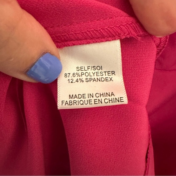 Charles Henry Bell Sleeve Mini Dress in Pink Size Large - Picture 4 of 5